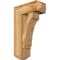 Ekena Millwork Imperial Craftsman Rough Sawn Bracket w/ Offset Brace, Western Red Cedar, 8"W x 20"D x 32"H BKT0806X20X32IMP04RWR - alternate 1